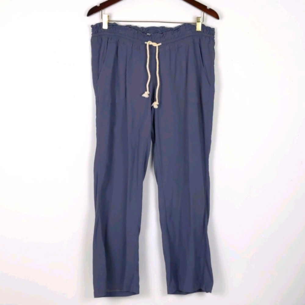 Roxy-Gray-blue Linen Blend trousers L